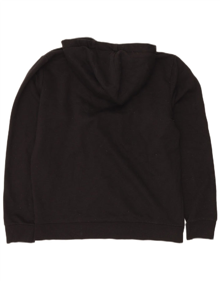 KAPPA Hombre Sudadera con Capucha Gráfica Jersey Medium Black