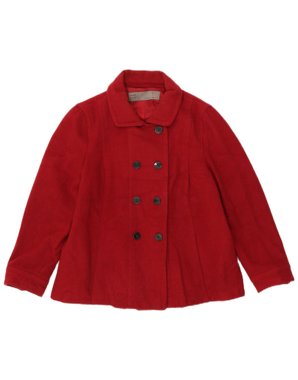 Zara Mujer Chaquetón ES 40 XL Rojo