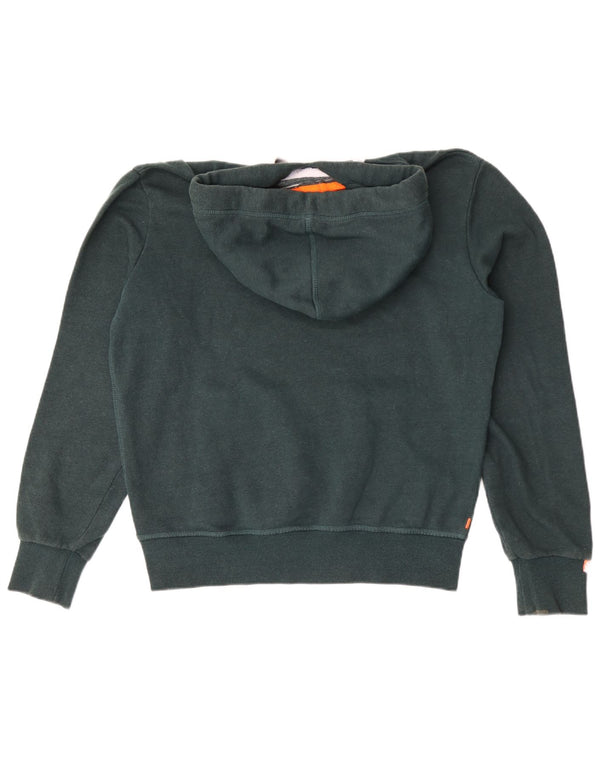 Superdry Jersey con capucha para hombre, talla grande, algodón verde