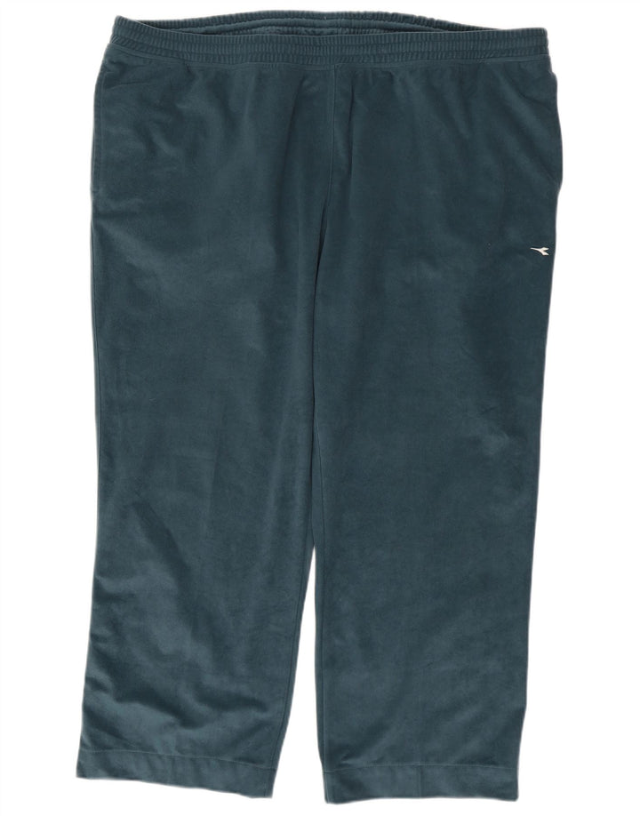 Diadora Pantalón Chándal De Terciopelo Hombre 2XL Verde Poliéster