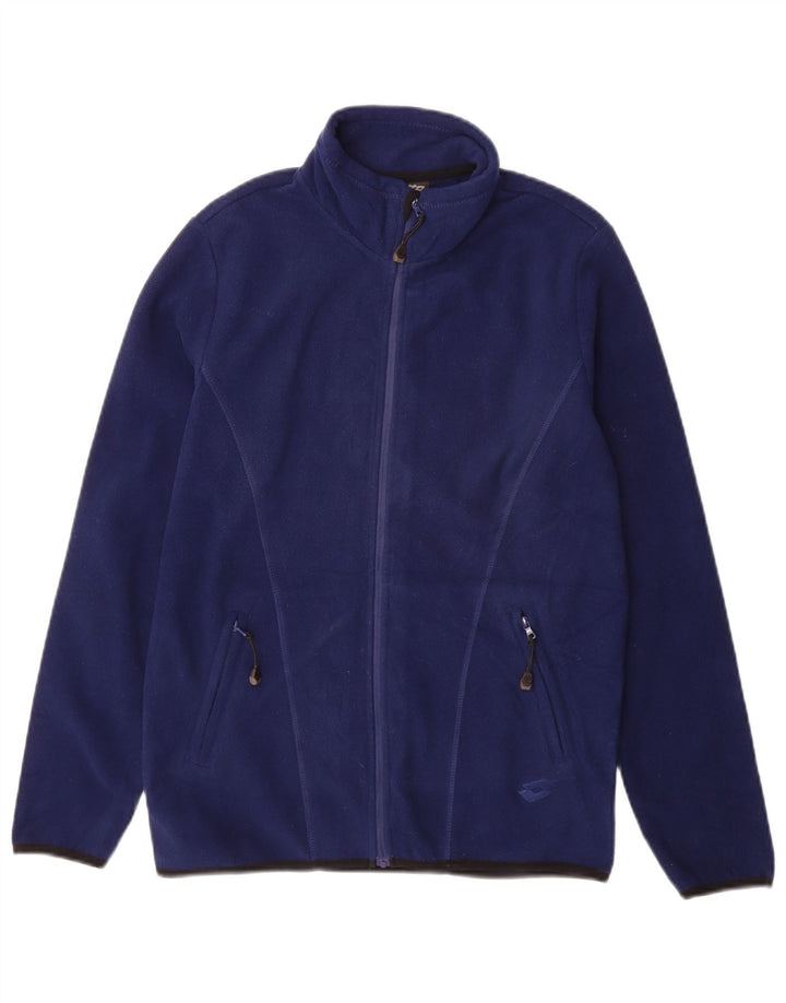 Lotto Chaqueta polar para mujer UK 10 Small Poliéster azul marino