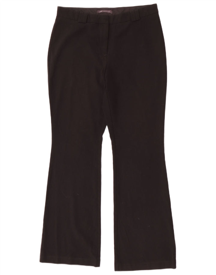 Marks & Spencer Pantalones casuales con corte de bota para mujer UK 12 Medium W30 L31 Negro