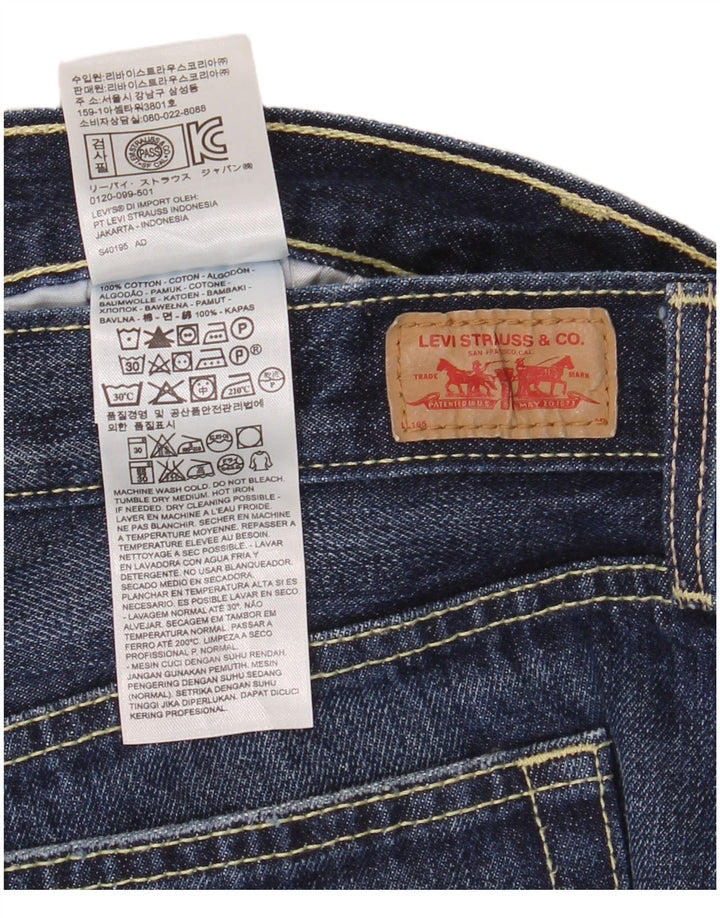 Levi's Pantalones cortos de mezclilla para mujer US 10 Large W34 Azul marino Algodón