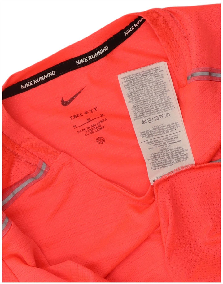Camiseta Nike Dri Fit para hombre Top poliéster rosa medio