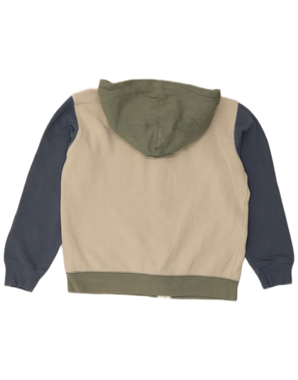 Benetton Sudadera con capucha y cremallera para niño 11-12 años 2XL Bloque de color multicolor