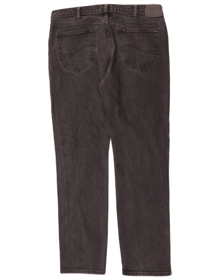 Lee Vaqueros Rectos West para Hombre W36 L34 Algodón Negro
