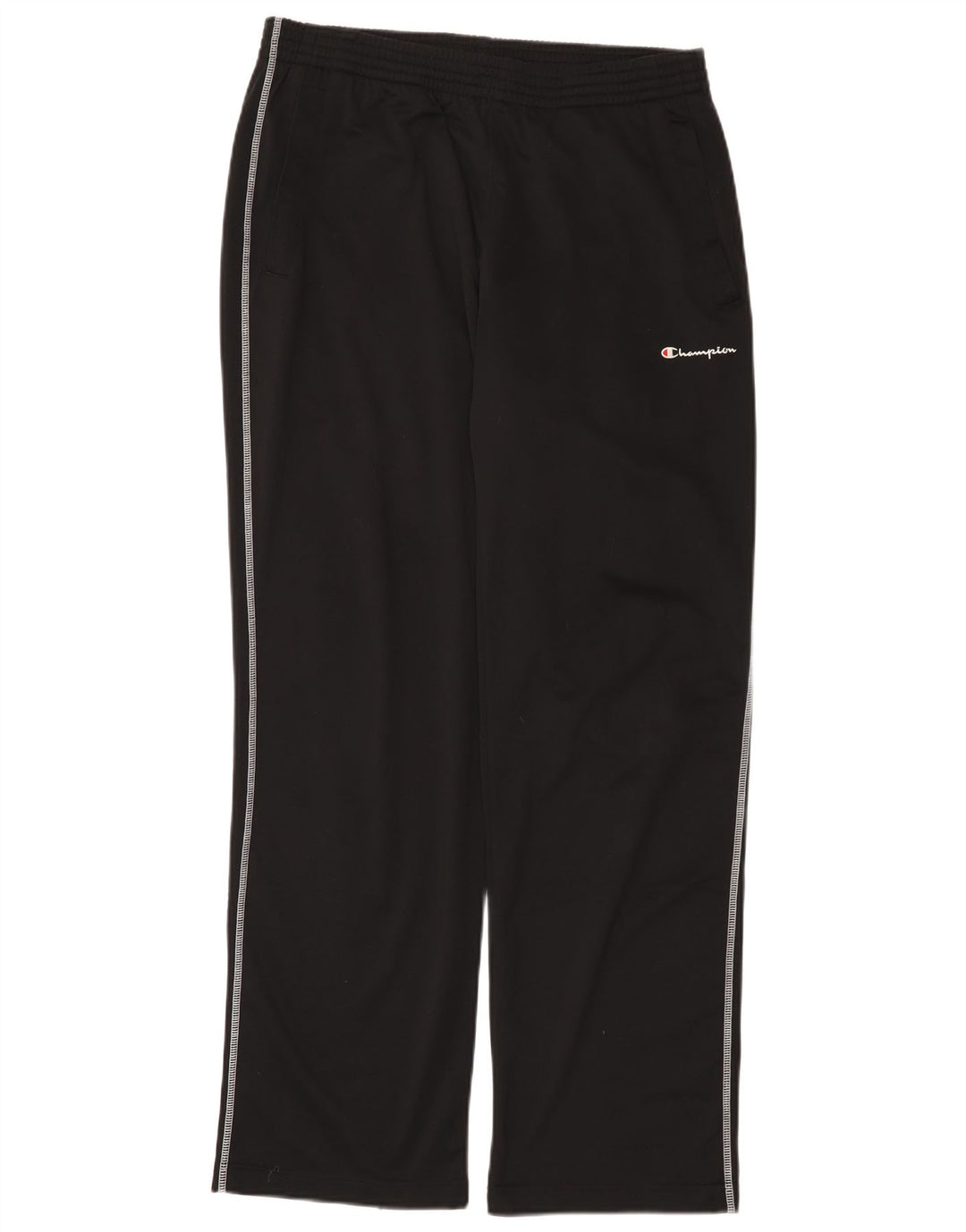 Champion Pantalón De Chándal Para Hombre Grande Poliéster Negro