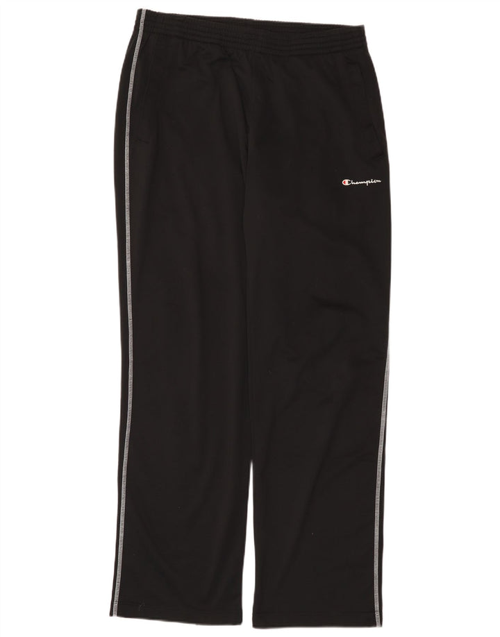 Champion Pantalón De Chándal Para Hombre Grande Poliéster Negro