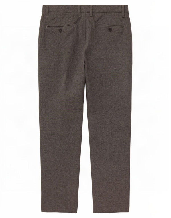 Zara Mens Pegged Chino Pantalones EU 44 Large W34 L28 Gris