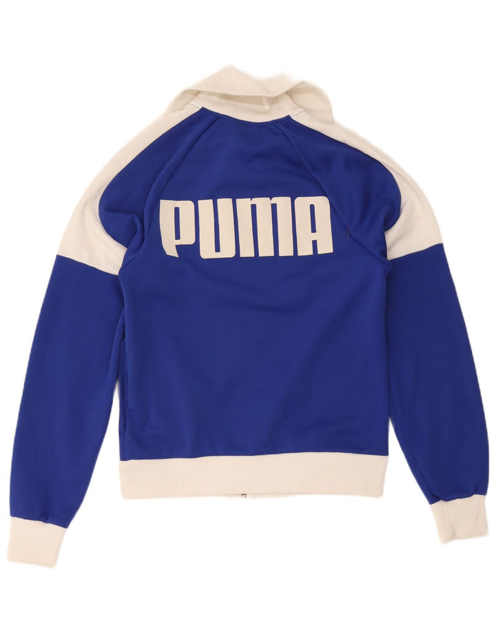 Puma Chaqueta De Chándal Con Estampado Gráfico Para Hombre Poliéster Color Block Azul Pequeño