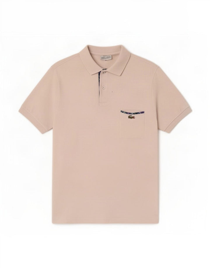 Polo Lacoste para hombre talla 5 grande algodón blanco