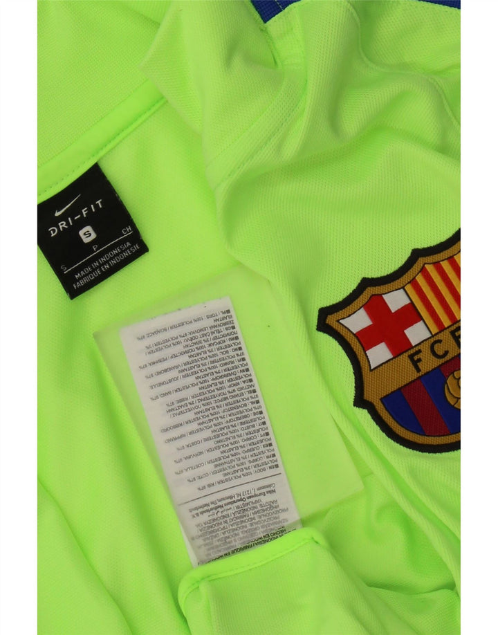 Nike FCB Chándal Top Chaqueta Pequeño Verde Colorblock Poliéster