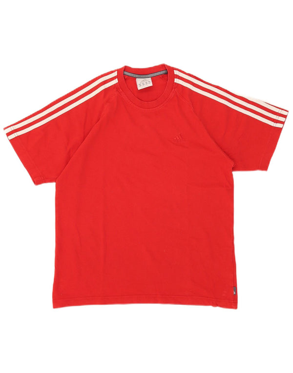 Adidas Hombre Camiseta Top Small Rojo Algodón