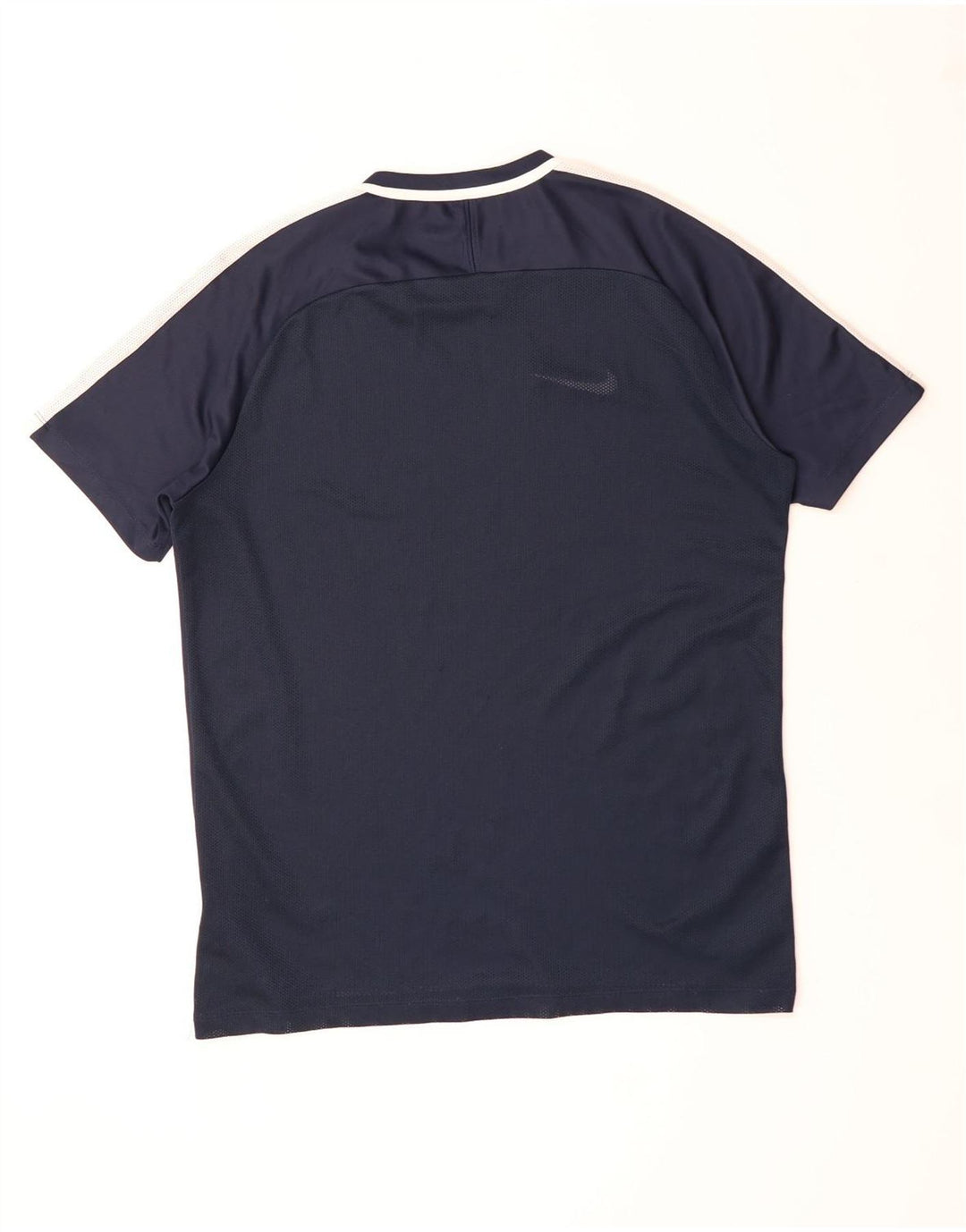 NIKE Camiseta Dri Fit para Hombre Top Grande Azul Marino Colorblock Poliéster