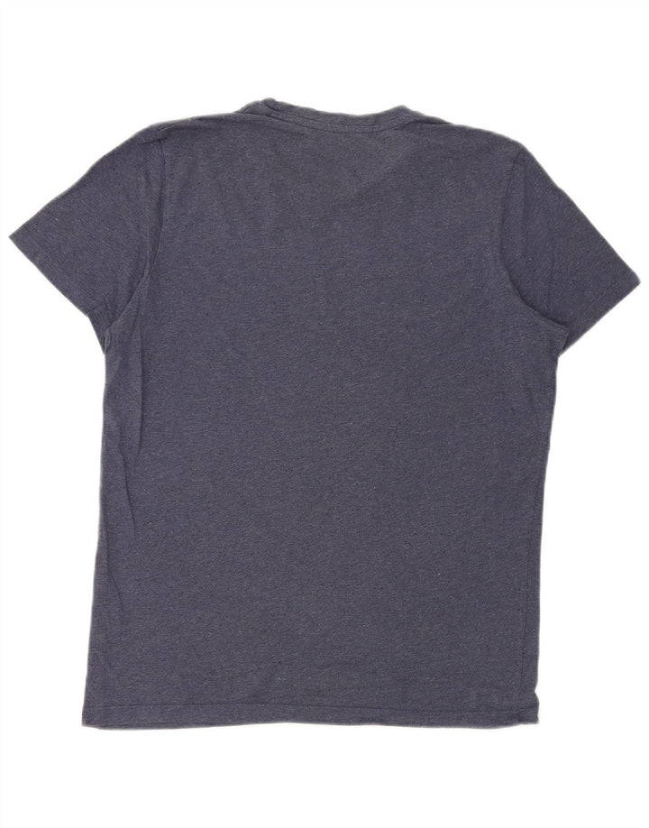 Jack & Jones Hombre Camiseta Gráfica Top Medium Azul Marino Algodón