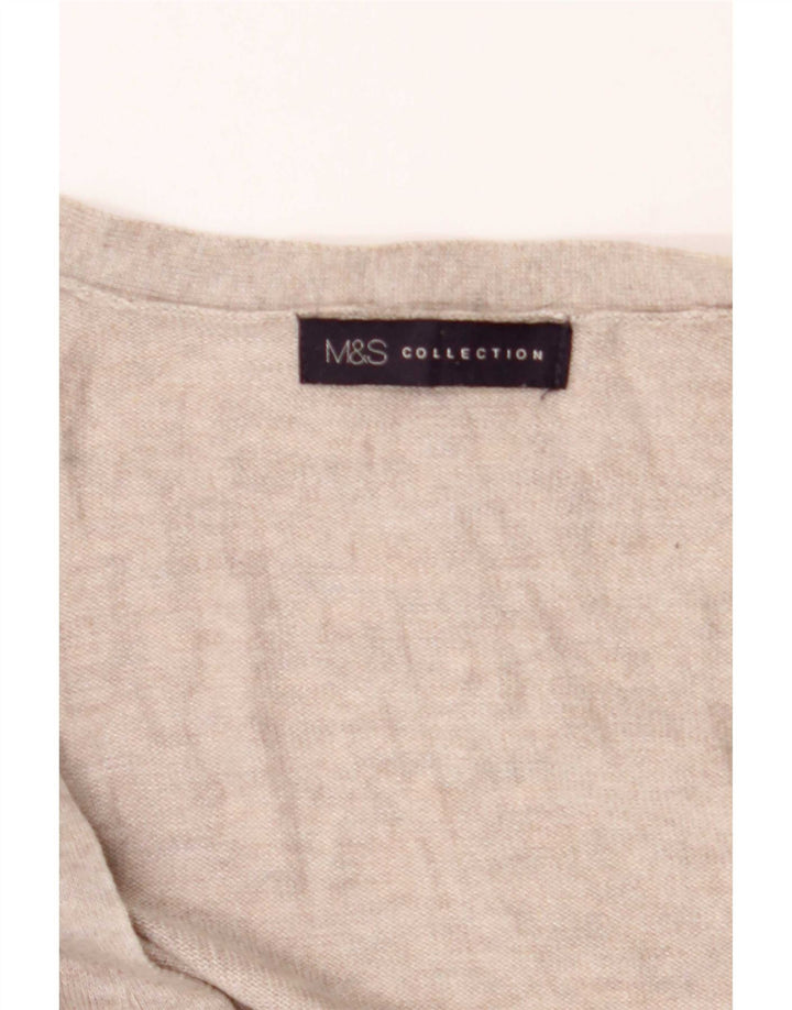 Marks & Spencer - Cárdigan para mujer, talla 40, color gris medio
