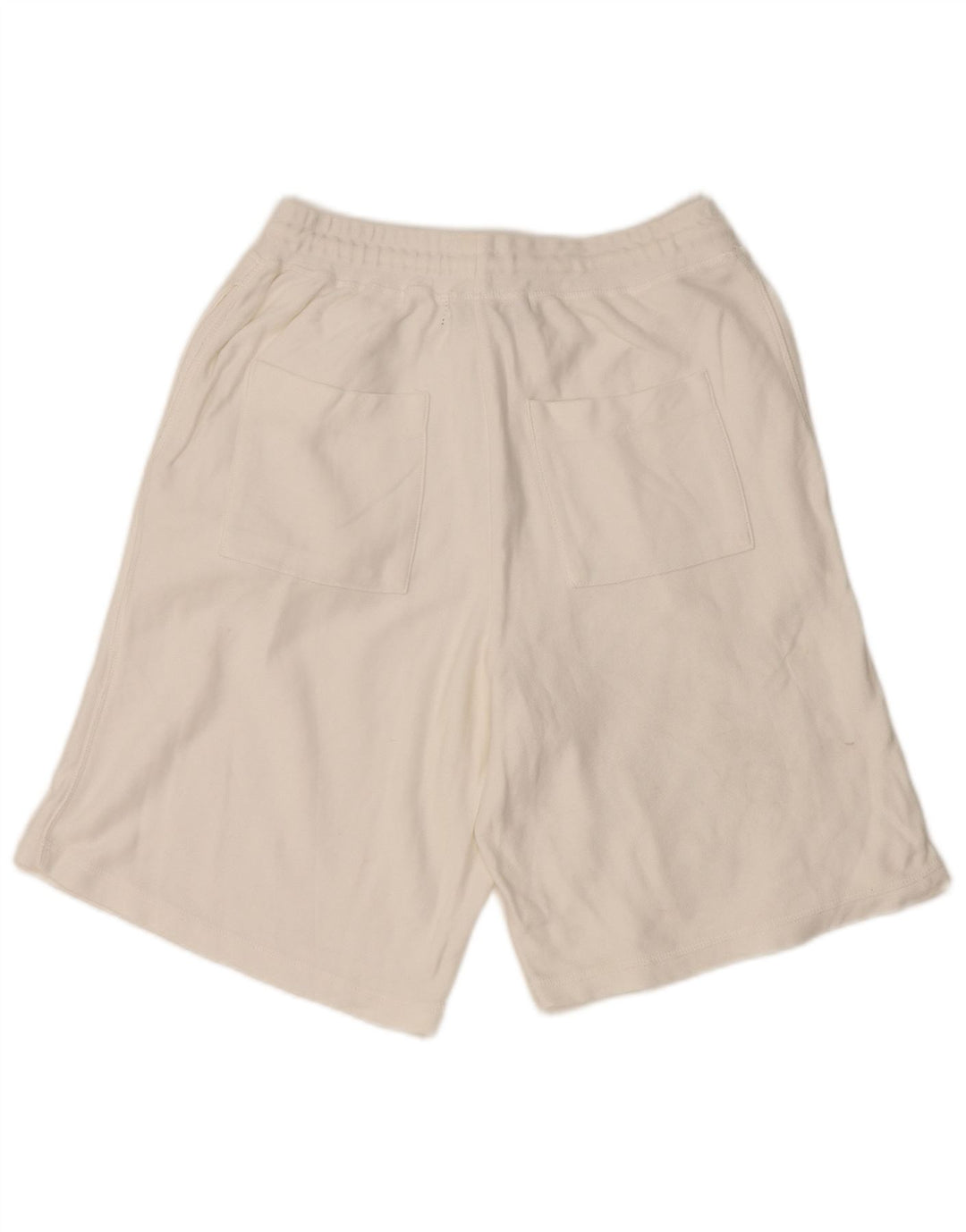 Zara Hombre Shorts Deportivos Pequeños Algodón Blanco