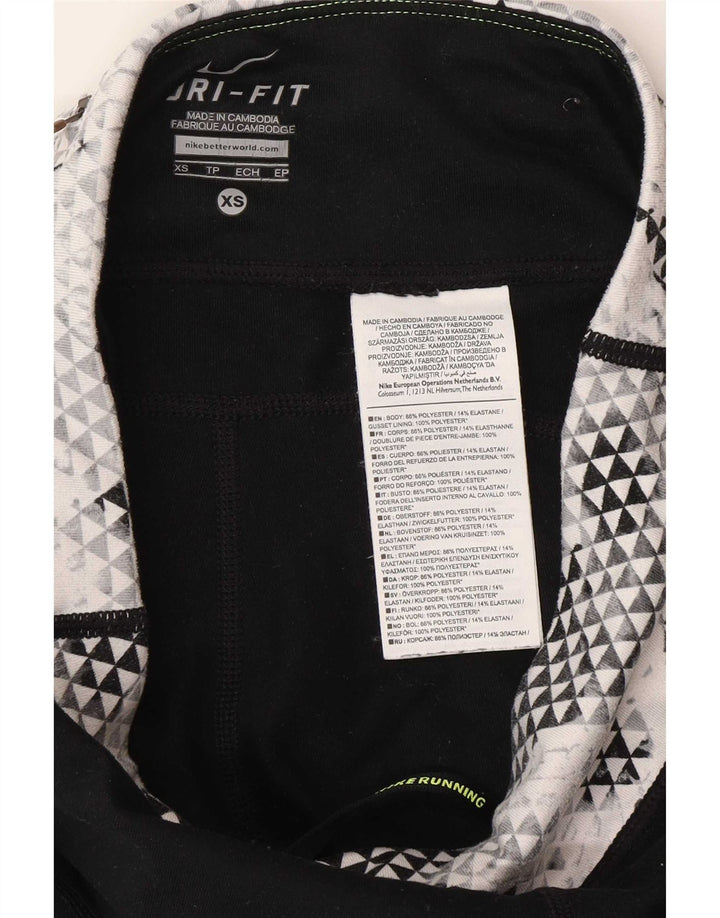 Mallas de running Nike para mujer XS W25 L30 Poliéster color block negro
