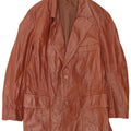 Vintage chaqueta de cuero para hombre Reino Unido 40 cuero marrón grande