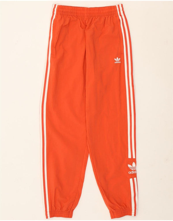 Adidas Pantalones de chándal para mujer Joggers UK 10 Small Orange Colourblock
