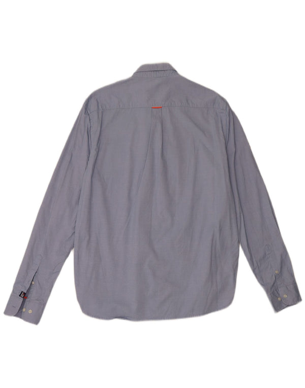 Superdry Camisa Regular Fit De Algodón Con Rayas Azules Grandes Para Hombre