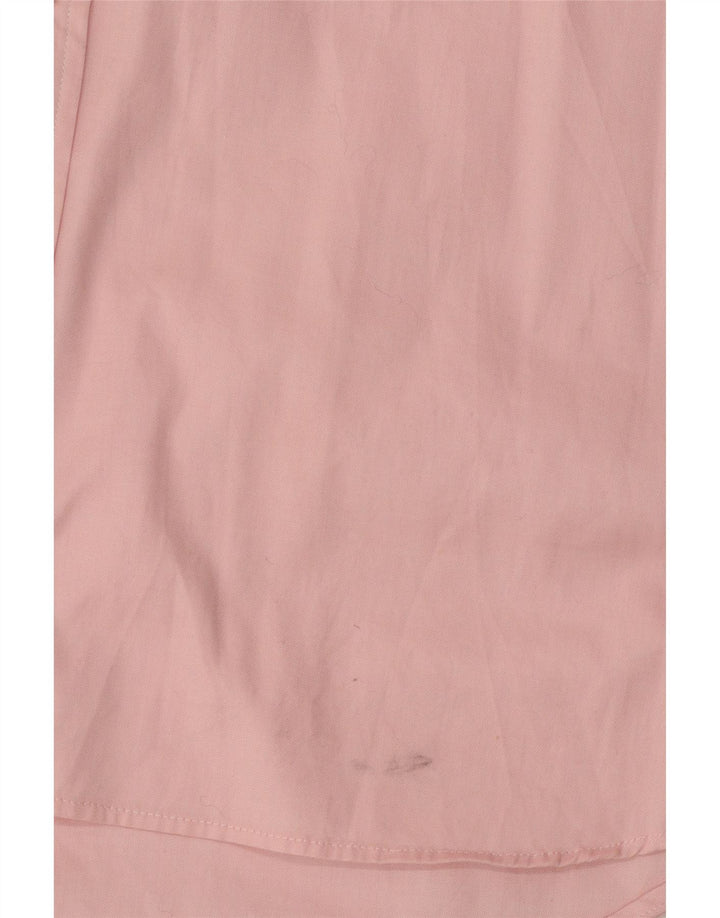 Camisa LACOSTE Hombre Manga Corta Regular Fit Talla 44 XL Algodón Rosa