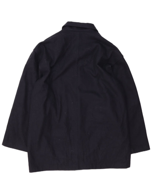 Navigare Abrigo para hombre UK 42 XL Lana azul marino