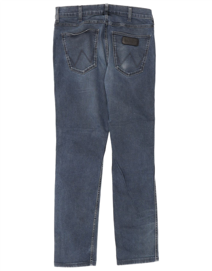 Vaqueros Wrangler Hombre Rectos W32 L30 Azul