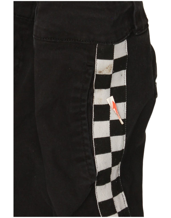 Dickies Pantalones chinos ajustados para mujer US 9 Medium W29 L28 Negro Geométrico