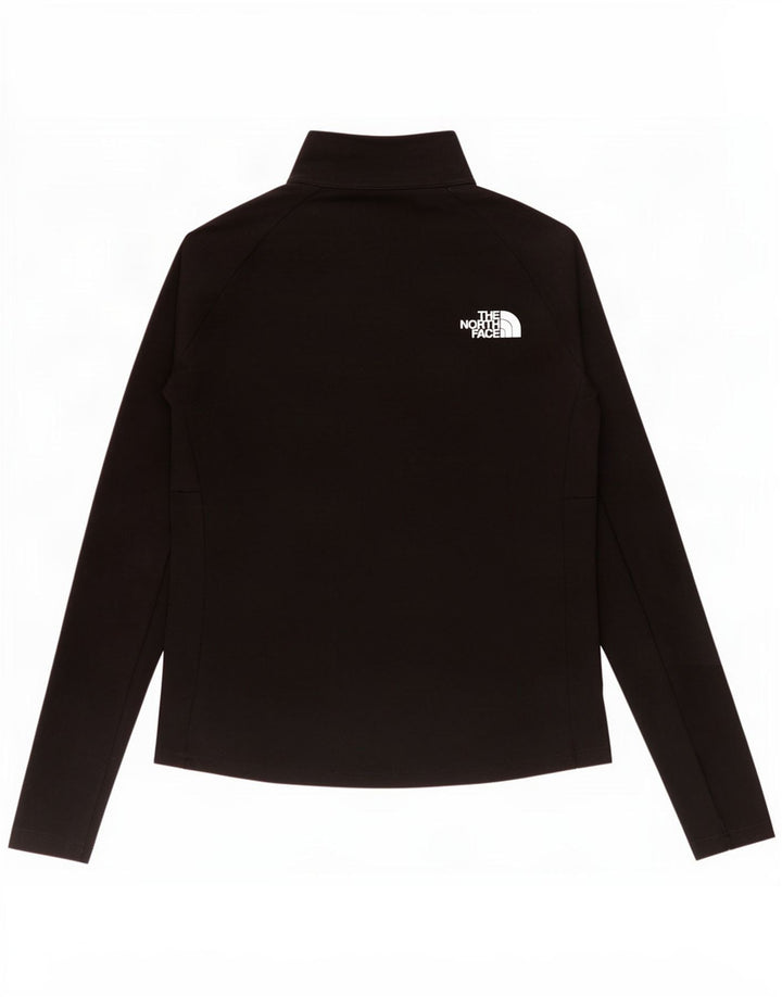 Top de chándal con cuello y cremallera para mujer The North Face UK 40 Small Black