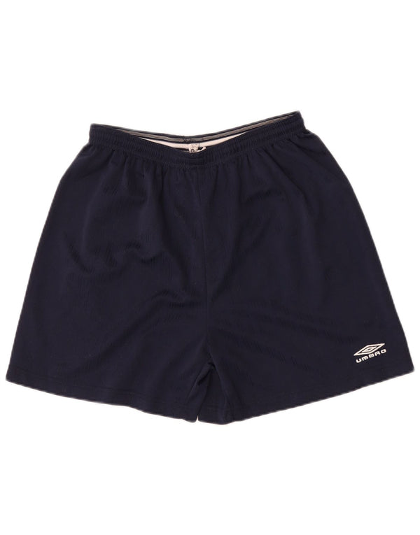 Pantalones cortos deportivos Umbro para hombre poliéster azul marino grande