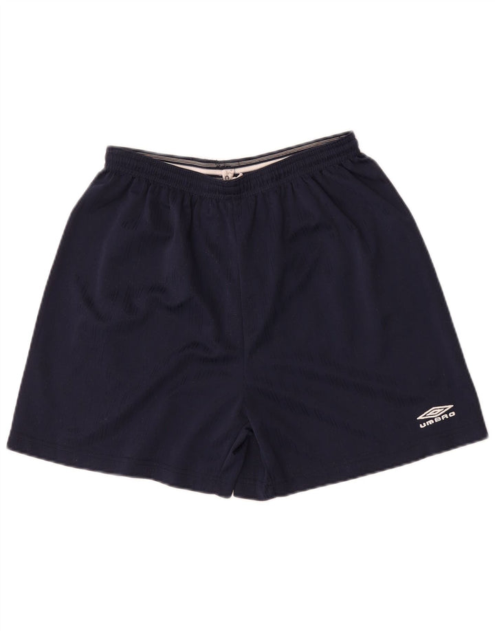 Pantalones cortos deportivos Umbro para hombre poliéster azul marino grande