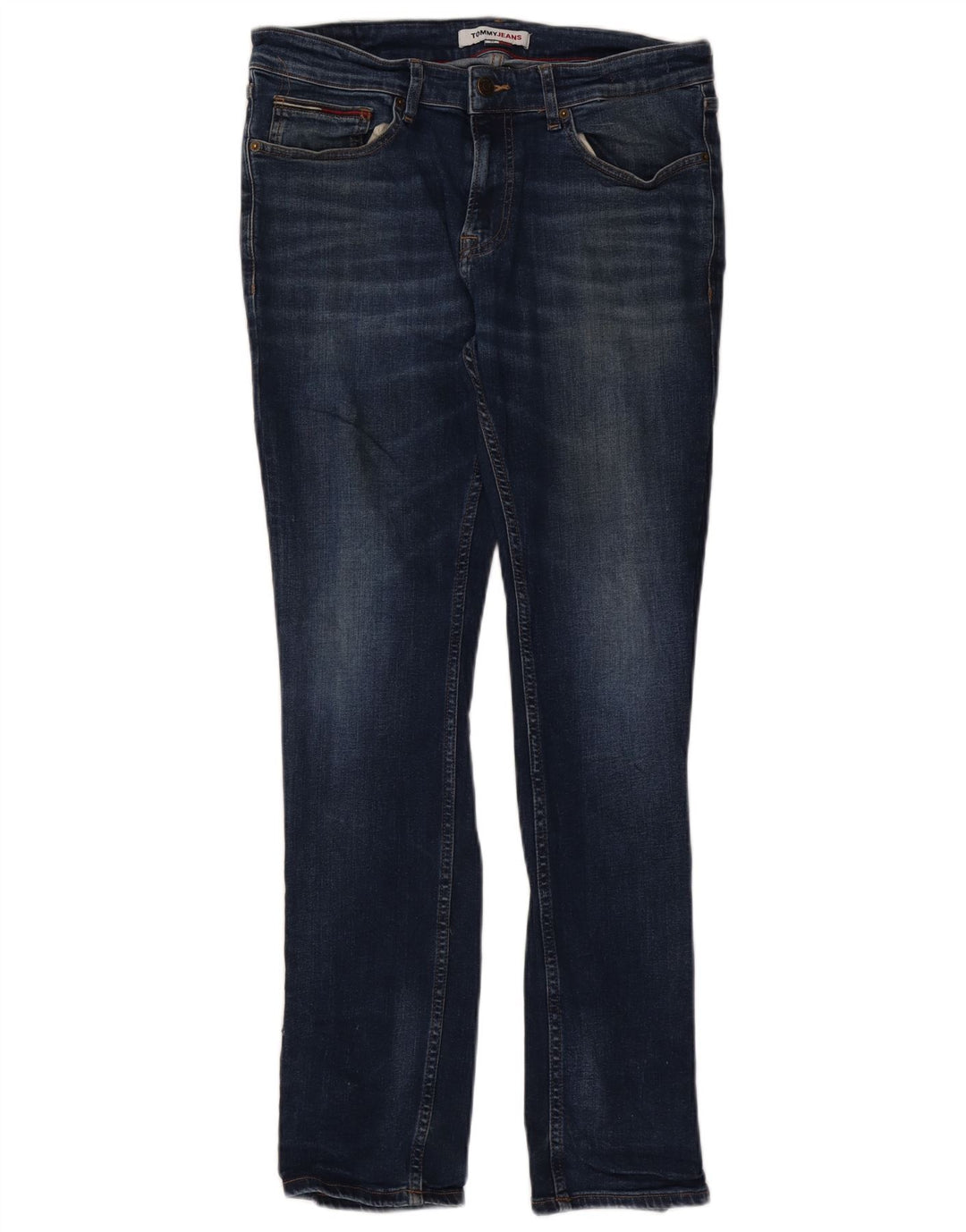 TOMMY HILFIGER Vaqueros ajustados para hombre W34 L32 Algodón azul