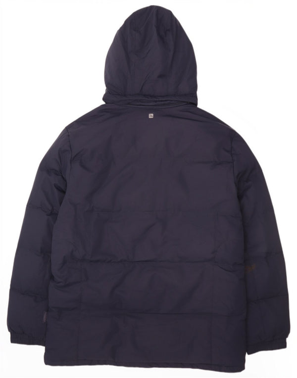 Chaqueta acolchada con capucha para hombre Mountain Warehouse UK 40 Large Azul marino