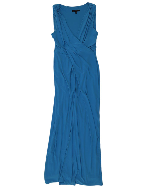 Vestido largo sin mangas para mujer Coast UK 46 Poliéster azul grande