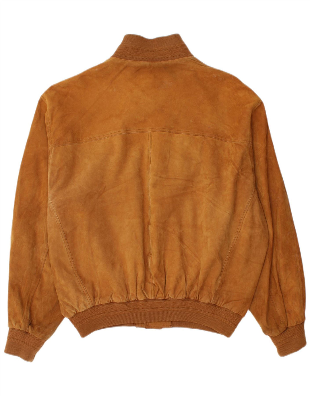 Vintage hombres ante bomber chaqueta IT 52 XL cuero marrón