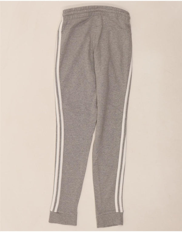 Adidas Mujer Chándal Pantalones Joggers UK 4/6 XS Gris Algodón