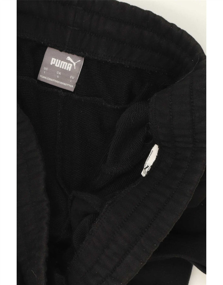 Puma - Pantalones cortos deportivos para hombre, talla grande, color negro