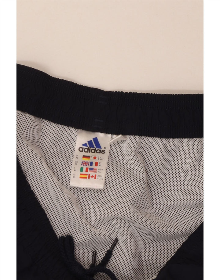 ADIDAS Pantalones cortos deportivos gráficos para hombre XL Poliamida azul marino