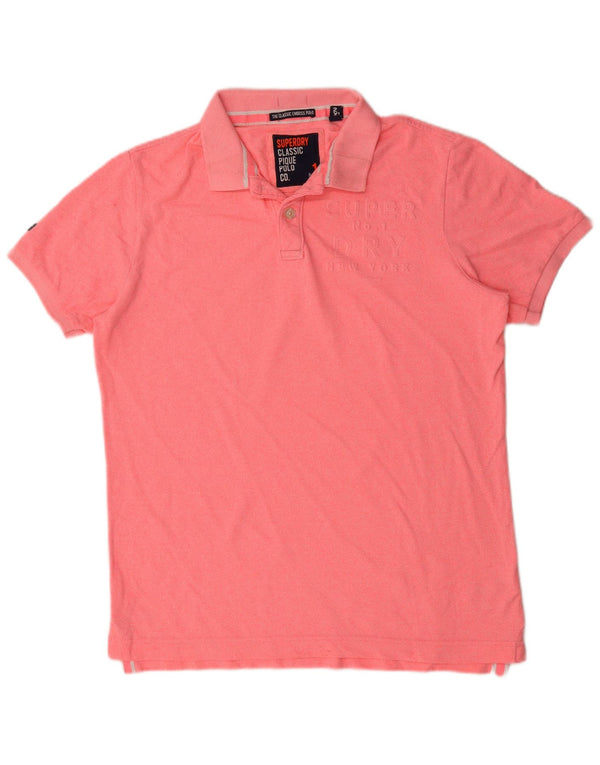 Superdry Polo Para Hombre 2XL Algodón Rosa