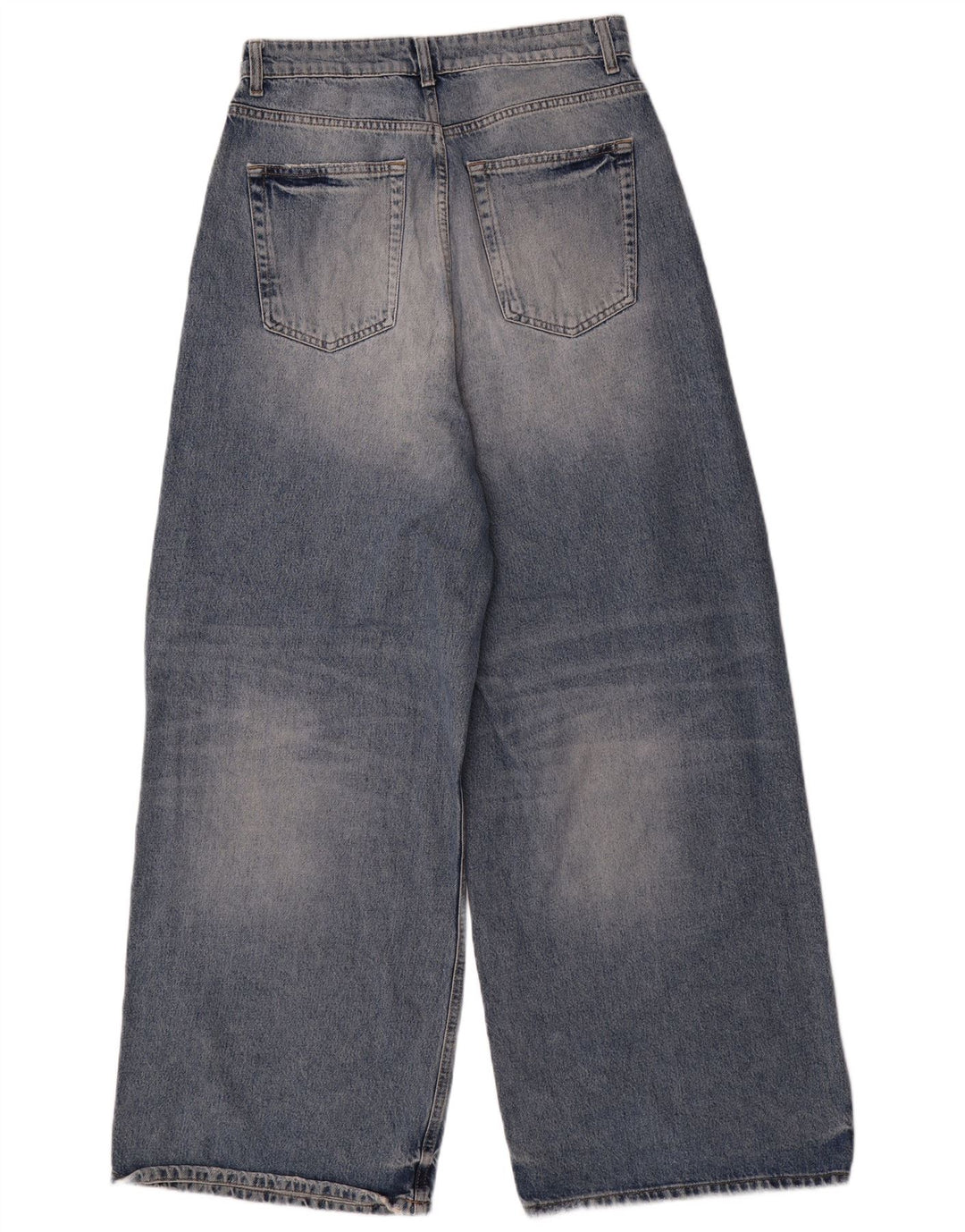 ZARA Vaqueros de pierna ancha para hombre EU 38 Small W30 L31 Algodón azul