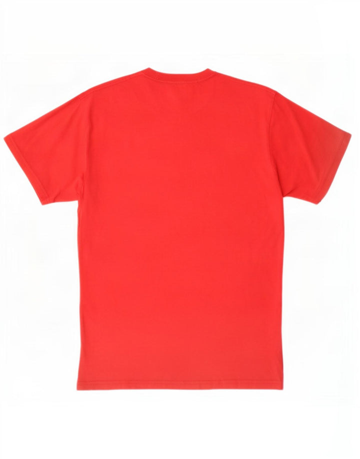 Vans Camiseta con gráfico de ajuste clásico para hombre Top de algodón rojo mediano