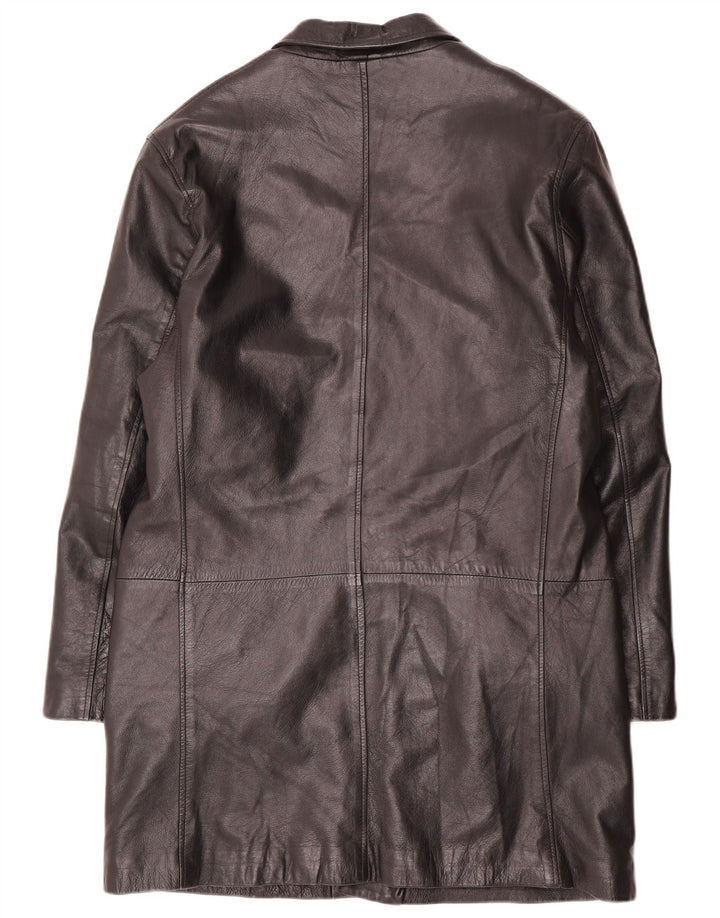 Conbipel Abrigo de cuero para hombre IT 52 Large Black