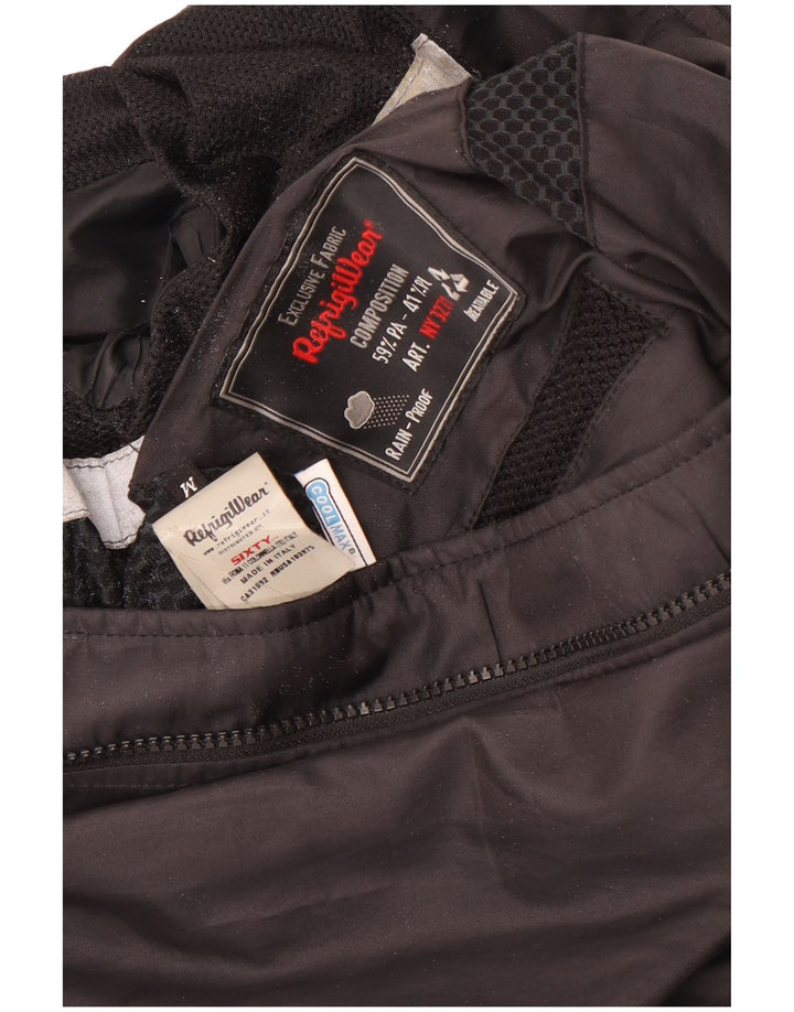 Refrigiwear Chaqueta impermeable para hombre UK 38 Medium Black Polyamide