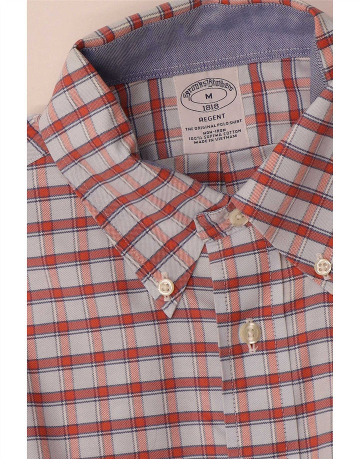 Camisa Brooks Brothers Hombre Mediana Algodón A Cuadros Multicolor