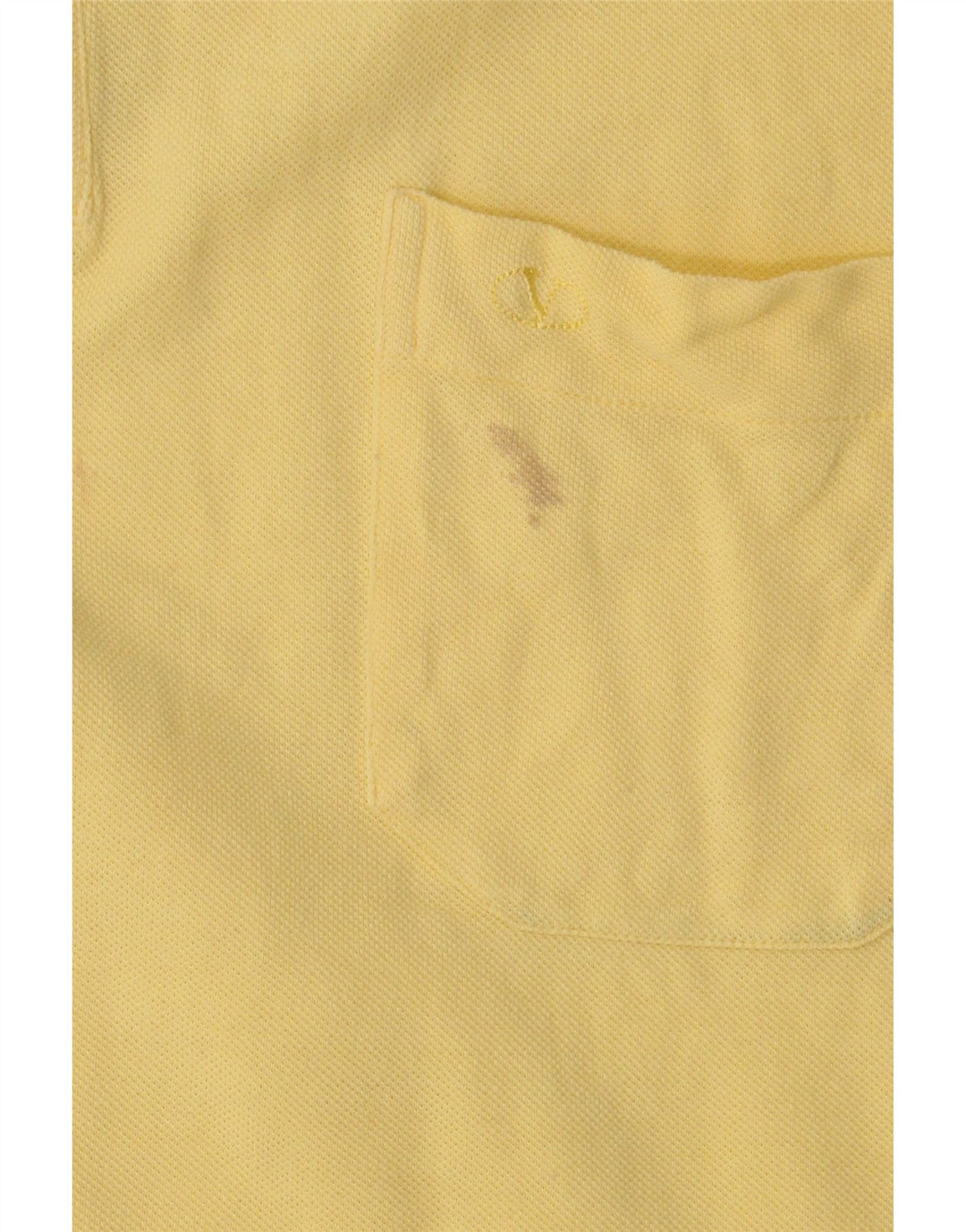 Polo Valentino Hombre Grande Amarillo Algodón