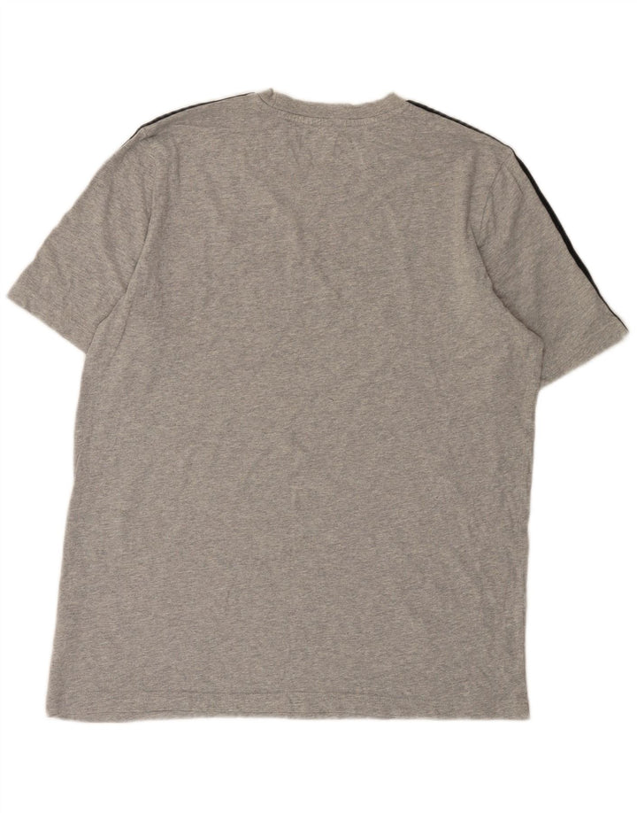 Camiseta Adidas Hombre Top Algodón Moteado Gris Medio