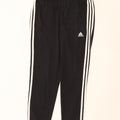 ADIDAS Womens Tracksuit Trousers UK 12 Medium  Black Cotton