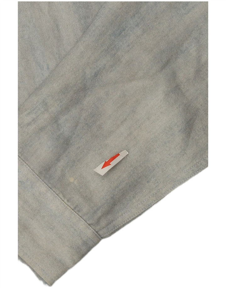 Cos Camisa Vaquera Hombre Pequeña Lyocell Azul