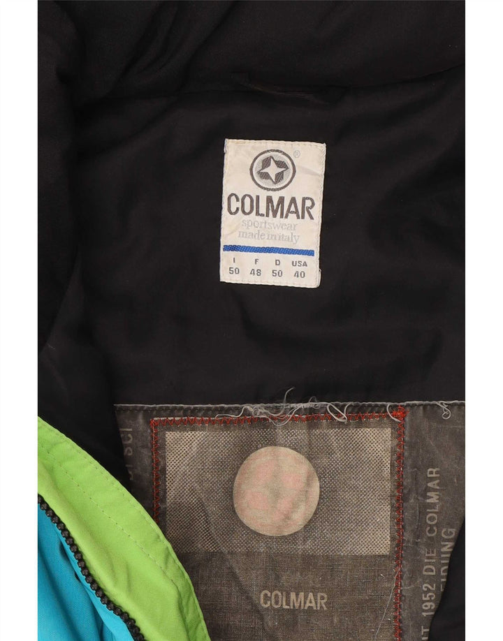 Colmar Hombre Chaqueta De Esquí Holgada Con Capucha IT 50 Medium Blue Colourblock
